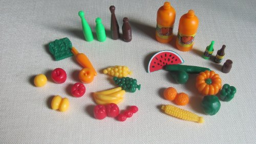 Detail image Barbie Size Dollhouse Furniture- Miniature Veggie Fruit