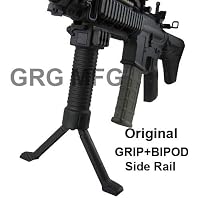 Military Law Enforcement Steel Inserted Leg Mil Spec Polymer Composite Grip+Bipod+side Rail from GRG MFG