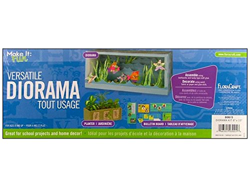 FloraCraftCraftFōM Diorama Kit 5.9 Inch x 7.4 Inch x 14.9 Inch White