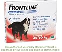 Frontline Spot On Flea Drops X Large Dog 40-60kg 6pk - Short Dated