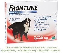 Frontline Large Dog Spot On 6 Pack: Dogs 40kg+ (NFA_VPS)