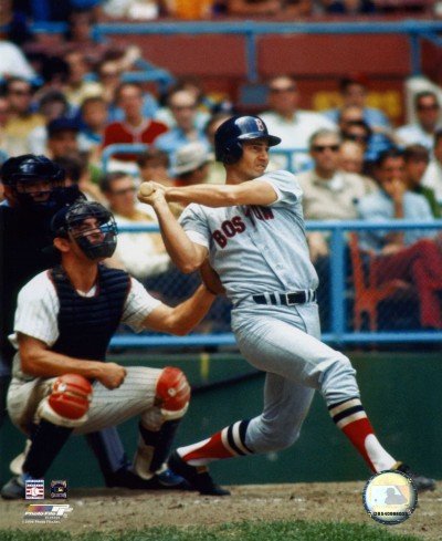 Carl Yastrzemski Boston Red Sox 8x10 Photo (Full Swing)