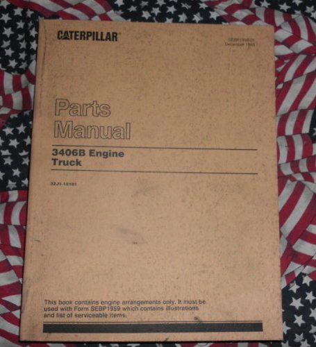 Best Cheap Caterpillar 3406B Truck Engine Part Book 3ZJ1 - 16181
