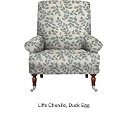 Grove Armchair - Pewter Effect Feet