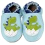 Robeez Soft Soles Hatching Dino Crib Shoe (Infant/Toddler),Blue,6-12 Months (2.5-4 M US Infant)