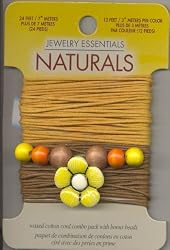 Orange/brown Wax Cotton Cord