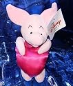 Disney's Winnie the Pooh Piglet Valentine with Heart Pillow 6" Plush Beanie