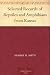 Selected Records of Reptiles and Amphibians from Kansas