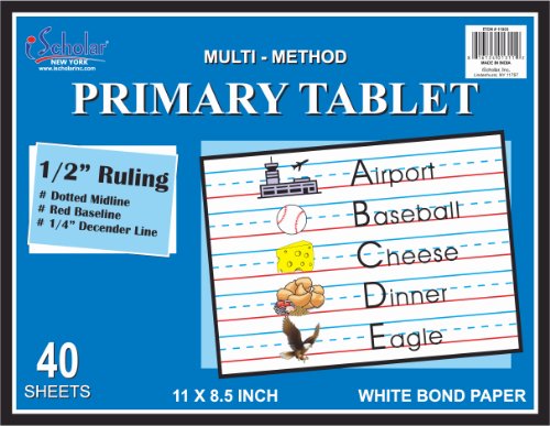Primary paper writing tablet picture