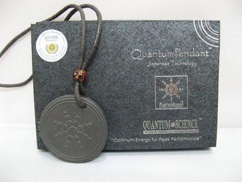 Fusionexcel Quantum Scalar Energy Pendant - Official 3 Logo without UID/PW + Free Bio Card + Free Anti Radiation Stickers