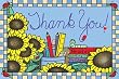 SUNFLOWERS THANK YOU 30PK POSTCARDS