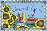 SUNFLOWERS THANK YOU 30PK POSTCARDS