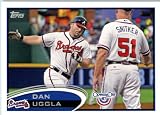 2012 Topps Opening Day Baseball #84 Dan Uggla Atlanta Braves - ENCASED Trading Card