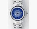 Men's Two Tone Indiglo Stainless Steel Dress Watch