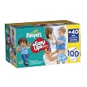 Pampers Easy Ups Trainers, Value Pack, Boy, Size 4 S2T/3T, 100 Count
