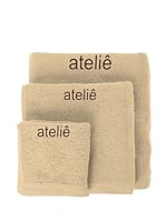 Leitmotive Juego de Toallas Liso (Crudo)