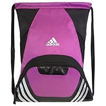 adidas Team Speed II Sackpack, Intense Pink, 19 x 14.75 x 2-Inch

