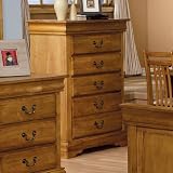Louis Philippe Light Brown Chest by Coaster Furniture