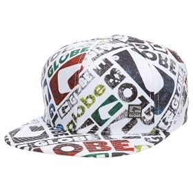 chapeau blanc panama Globe Matrixx Flat Brim Casquette homme