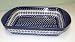 Kitchen & Housewares : Teresa Beach Polish Pottery 11 Inch by 9 Inch Rectangular Baker lipped, Floral Peacock