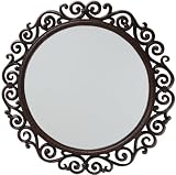 Esschert Design USA TT20 Round Cast Iron Mirror