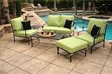 San Michele 4-Piece Deep Seating Set with Cushions  - Brannon Redwood (5612-0000)    