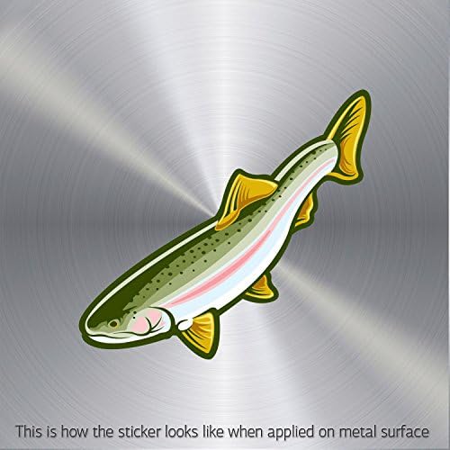 Sticker Trout Weatherproof Motorbike Lasting Activity Permanent Sailboat ho (30 X 27.7 In)