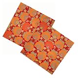 Orange & Red Poppies Cocktail Napkin Set
