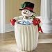 Plush Fleece Snowman Garbage Can Slip Cover by Winston Brands