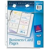 Avery  Business Card Pages, Pack of 10 (76009)