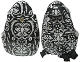 Jet Large Sling (One Strap) Tennis Bag Paisley Blk & White '08