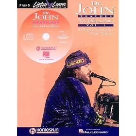 Dr. John Teaches New Orleans Piano - Volume 1 - Book and CD Package