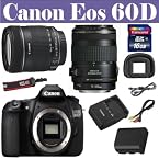 Canon EOS 60D SLR (Black) with Kit II EF S18-135mm Lens