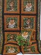 Siberian Tiger throw and 16" Zippered Throw Pillow