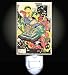 Hurling a Demon King by Yoshitoshi Decorative Night Light