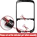 Original Genuine OEM BlackBerry Curve 3G 9300 Red Full Housing Faceplate Fascia Plate Panel Cover Case Repair Replace Replacement+Trackpad