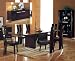 Kitchen & Housewares : Contemporary Wenge Extendable Dining Room Set 6 Dining Chairs, Vetrina and Buffet
