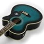Lindo Blue 'Shark' Acoustic / Electro-Acoustic Guitar + ACCESSORY PACK