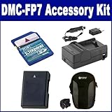 Panasonic Lumix DMC-FP7 Digital Camera Accessory Kit includes: KSD2GB Memor ....