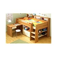 Focus Cabin Bed Bunk Bed With Mattress, Storage & Desk