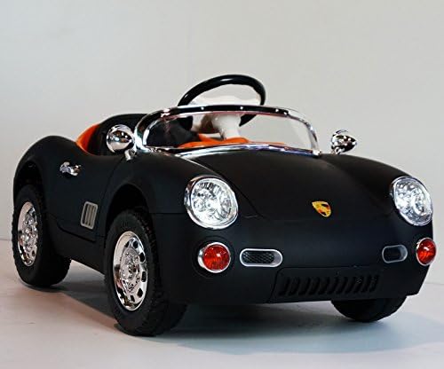 NUMBER ONE RIDE ON TOY CLASSIC PORCHE ROADSTER STYLE POWER WHEEL 12 VOLTS BATTERY 2 SPEED WORKING DOORS AND TRANK