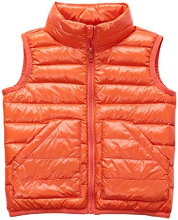 WenVen Baby's Morality Short Candy Color Down Coat Lightweight Puffer Vest