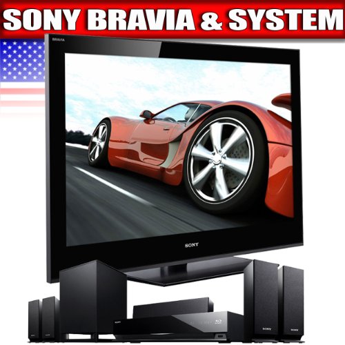 Sony KDL46NX700 46-inch 1080p 120Hz LED Edge-lit LCD HDTV + Sony BDV-E570 Blu-ray Disc Player Home Entertainment System, Black