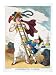 Accomodation Ladder, England, 19th Century Fine Art Giclee Poster Print by Thomas Rowlandson, 12x16