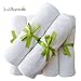 Baby Washcloths-Natural Color 6 Pack Baby Wipes. Extra Large 10.6