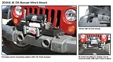 BullDog Winch MountJeepWrangler2007 to 2008JK Front Bumper Winch Mount (fits with OE Bumper)