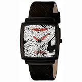 Invicta Men's 5887 Yellow Adrenaline Lo-Pro Collection Black Leather Artist Design Watch