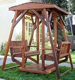 St. Anthonys Face-to-Face Swing Mature Redwood