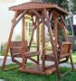St. Anthonys Face-to-Face Swing Mature Redwood