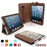 Snugg iPad Mini Case - Leather Case Cover and Flip Stand with Elastic Hand Strap and Premium Nubuck Fibre Interior (Digital Camo) - Automatically Wakes and Puts the iPad Mini to Sleep. Superior Quality Design as Featured in GQ Magazine